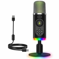 Archer Tech Lab USB Condenser Microphone for PC, Mac, PS5/PS4 Gaming Streaming, ...