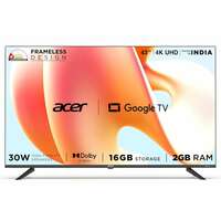 Acer 109 cm (43 inches) G Plus Series 4K Ultra HD LED Smart Google TV AR43UDGGR2...