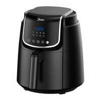 Midea 5L Air Fryer | 1500W Power | Digital display with 8 preset menu settings |...