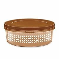 MILTON Keepex Pet Storage Jar, 1300 ml, Brown | Kitchen Container | Airtight | F...