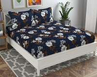 HOMEKART Cotton Combo of 5 Double Bedsheet with 10 Pillow Covers Elegant Designs...