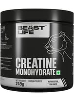BEASTLIFE Super Micronized Creatine Monohydrate – 249g Unflavoured Powder | 83...