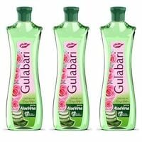 Dabur Gulabari Premium Rose Water with Aloe Vera - 1200 ml (400ml x 3) | Upto 8 ...
