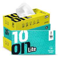 10on Lite, 2 Ply Napkin, Soft Facial Tissues, Highly Absorbent Natural Virgin Pa...