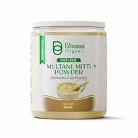 Bhumi Organic Natural Multani Mitti Powder, Bentonite Clay for Skin and Hair Car...