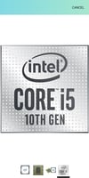 Intel (R) Core(TM) i5-10400F 10th Gen Desktop Processor @ 
7589rs