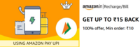 Amazon Recharge / Bill Payment : Get 100% Cashback upto Rs 15 on Min order: ₹1...