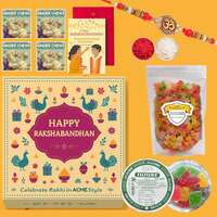 Acme Acme Rakhi Gift Combo Box | 11-in-1 Rakshabandhan Gift Set for Brother...