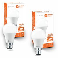 Orient Electric 12W High Glow LED bulb pack of 2 (B22d base)