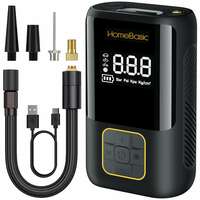 HOMEBASIC Cordless Tyre Inflator – 150 PSI, 4000mAh, Digital Display At Just R...