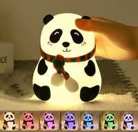 Touch Silicone Panda Night Light – Cute & Soothing Gift for Kids, Girls & Pand...