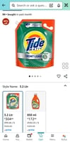Tide Matic Liquid Detergent 3.2L Front Load Washing Machine