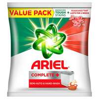 Ariel Complete Detergent Powder - 4kg | Removes 100 Tough Stains in 1 wash | Fra...