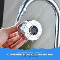 Kitchen Tap Extender – 360° Rotating Faucet Extension for Kitchen Sink & Basi...