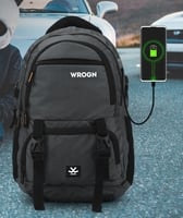 WROGN ASHPER Unisex with USB Port and Rain Cover 40 L Laptop