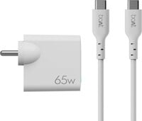 boAt 65 W GaN 3.1 A Wall Charger for Mobile with Detachable Cable  (White)...