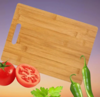 SUMAGO TRADING Kitchen Household Tough & Durable Poly Cutting Wooden Cutting Boa...