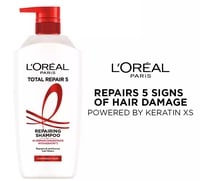 Loreal paris total repair 5 repairing shampoo with keratin XS technology -1litre...
