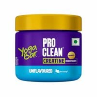 Yoga Bar Pro Clean Creatine Monohydrate | Micronised | Unflavoured | 3g Per Scoo...