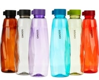 Amazon Brand - Solimo Set of 6 Water Bottles - 1 Ltr | Break Proof | Freezer Saf...