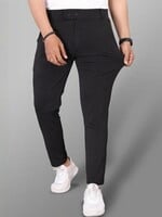 Buy COMBRAIDED Men Slim Fit Trousers - Trousers for Men 36220805 | Myntra...