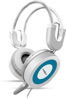 Frontech Wired Multimedia Headphones with Mic | 3.5mm Dual Audio Jack| Adjustabl...