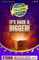 Flipkart Big Billion Days Bank offer - Axis and ICICI