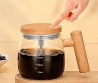 LAVITRA Electric High Speed Self Stirring, Glass Mixing Cup Self Stirring Coffee...