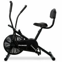 SPARNOD FITNESS SAB-05 Air Bike Exercise Cycle for Home Gym | Dual Action Statio...