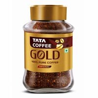 Tata Coffee Gold Original, Instant & Pure Coffee Jar, 90/95 Gm, Freeze-Dried, Ri...
