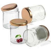 Pure Source India Glass jar Container, Food Safe, Airtight, BPA Free - Capacity ...
