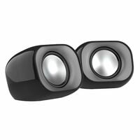 HP DHS-2111 Wired Speaker, 2-Channel Surround Sound, 3.5mm aux connectivity, PC ...