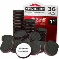 X-Protector Grippers Premium 36 pcs 1 Best Non Slip Pads Rubber Feet-Furniture F...