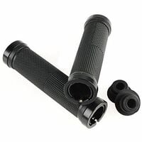 Lista Pair Cycling Lock-on Anti-Slip Bicycle Handlebar Handle Grip for MTB Black...