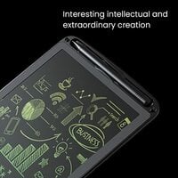 Portronics 12-Inch *[Big Size]* Re-Writable Multicolor LCD Writing Pad with One-...