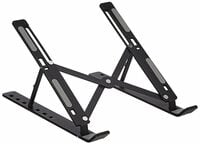 amazon basics Tabletop Laptop Stand, Ergonomic Adjustable & Ventilated Metal Ris...