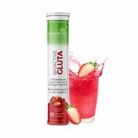 Simply Herbal Bioactive Gluta, Strawberry Flavoured Effervescent Tablets with L-...