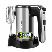 IBELL Plastic WHISK400 Electric Hand Mixer, 400W, Blender, Detachable Beaters & ...