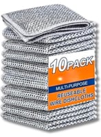 Non-Scratch Dish Wash Cloth Combo (Pack of 10)