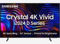 [ICICI CC 4500 OFF] Samsung Crystal 4K Vivid 138 cm (55 inch) Ultra HD (4K) LED ...
