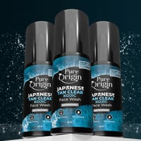 Pure Origin Men's Japanese Tan Clear Kojic (Pack of 3) | Fights Oily Skin & Dull...