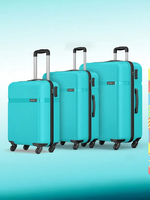 Safari  Hard Body Set of 3 Luggage 4 Wheels - Magnum Fury Set of 3 (Small 55cm |...