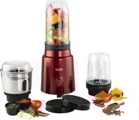 Glen Active Blender 350 W Mixer Grinder  (Grinder 4048 | 3 Jars | Red)...