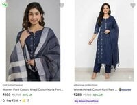 Womens Ethnic Sets upto 89% Off