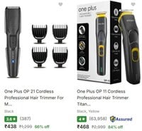 One Plus Trimmers from Rs438