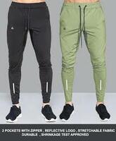 AVOLT Men Track Pants (Pack of 2) (Premium Quality with Zipper Pockets)...