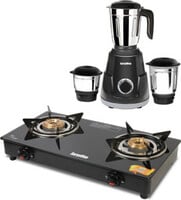 Suryaviva Photon 2B Combo Victo Mixer Grinder 3 Jar 750 Watt Glass Manual Gas St...