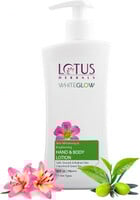 LOTUS HERBALS WhiteGlow Skin Brightening Hand and Body lotion SPF 25 PA+++  (4...
