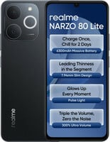 realme Narzo 80 Lite 4G (Obsidian Black, 64 GB)  (4 GB RAM)