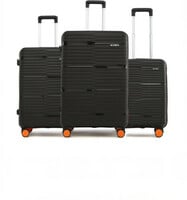 HRX by Hrithik Roshan Hard Body Set of 3 Luggage 8 Wheels - Zanzibar 3 (Small 5...